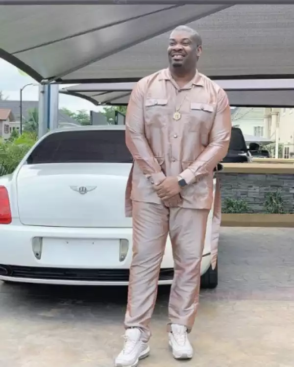 Don Jazzy Poses With New Bentley (Photo)